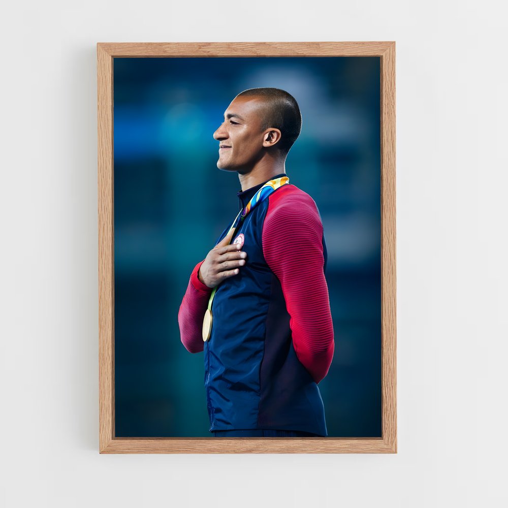 Poster L'Athlète Étoile – affiche Athlétisme (vue 4)